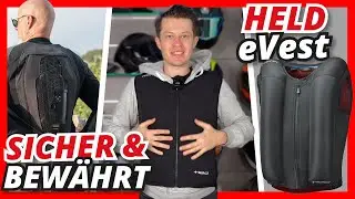 AIRBAG-WESTE - Zusätzliche Sicherheit für Motorradfahrer 🦺 Held eVest [Produktvorstellung]