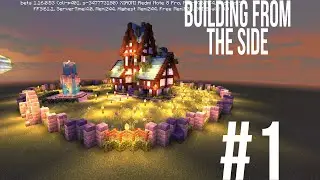 Building from the side | строительство со стороны | Minecraft Tutorial