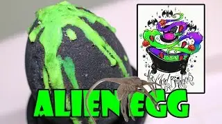 The Mad Bombers - ALIEN EGG Bath Bomb - DEMO - Underwater - REVIEW