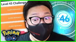 I HIT LEVEL 46 WHILE COMPLETING A HUGE MISSION IN POKEMON GO