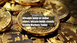 Altcoins jump as dollar slides, bitcoin holds steady: Crypto Markets Today