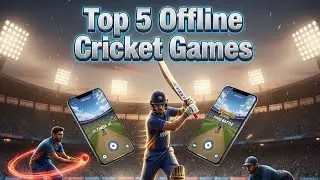 Top 5 Best Offline Cricket Games For Mobile - Best Offline Cricket games ! Offline Cricket game 
