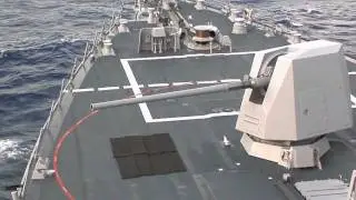 USS Spruance at sea