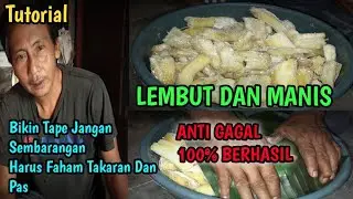 cara membuat tape singkong anti gagal