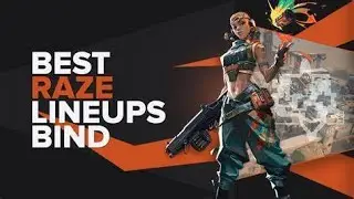 TOP 5 RAZE LINEUPS | VALORANT  | BIND)