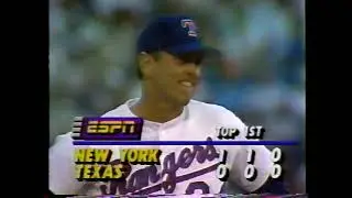 Yankees vs Rangers (7-25-1990, tape runs out in top of 11th)