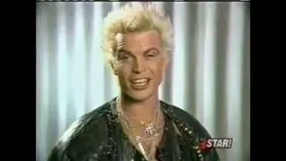 Billy Idol old advertising ...sooo funny
