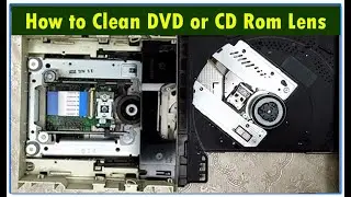 How to Repair DVD/CD Rom || Clean DVD or CD Rom Lens Computer or Laptop