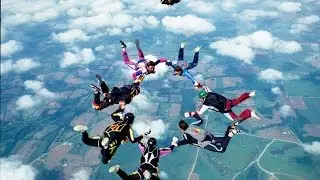 Sky Diving Record-Sky Diving Videos-Breath Taking Sky Diving Videos 2016