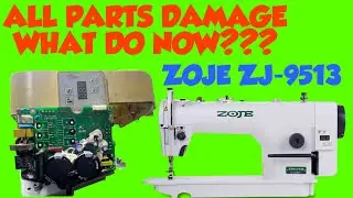 ZOJE SINGER ZJ9513 ALL PARTS DAMAGE HOW TO REPARING???