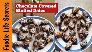 Chocolate Covered Stuffed Dates | Ramadan Special Recipe | Khajoor #ramadan #dates #stuffeddates