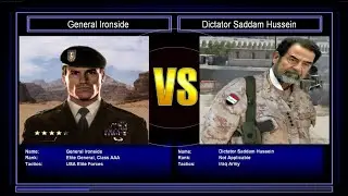 C&C General Zero Hour Reborn Mod General Ironside VS Dictator Saddam Hussein #10