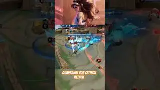 Luara GamePlay buil item critical damage for Quadrakill #shorts #recgamesfun #honorofkings #hok