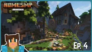 Building a Cozy Waterwheel for my Non-Haunted Sawmill! - Minecraft 1.21.8 | HomeSMP S4 E4