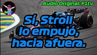 El defensor! Radio Fraco Colapinto, Avisa a su equipo que Stroll sac&oacute; a Bortoleto. F1 radio