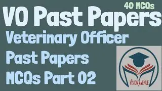 Veterinary Officer Past Paper MCQs Part 02 | Veterinary Officer Test Preparation