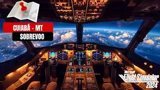 SOBREVOANDO CUIABÁ – MT ✈️ MICROSOFT FLIGHT SIMULATOR 2024 | PS5 4K