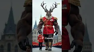 Military Ceremonies Across Nations #animals #military #parade #world #ai