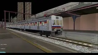 openBVE Cptm Serie 1700 ER = 1721/1742 Saindo da esta&ccedil;ao bras Servi&ccedil;o 710