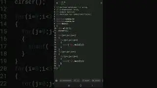 Print simple matrix using 2-D array in c programming || 2d array in c ||