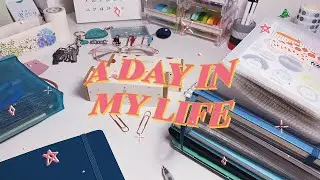 ☕️ a (peaceful) day in my life // sticker organisation, journal with me + SHINee 2020 diary set up