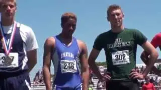 PIAA Track: Garden Spot's Javon McIntyre in the 400-meter dash final
