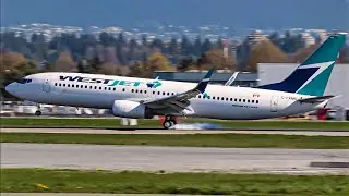 Busy and Bright Mid Morning Arrivals at Vancouver International Airport (YVR South Terminal)