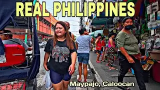 Real Walk Experience MAYPAJO, CALOOCAN CITY, PHILIPPINES| 4K with Captions..