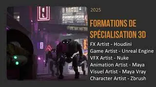 Formations sp&eacute;cialisation 3D personnalis&eacute;es &agrave; la carte ou en session