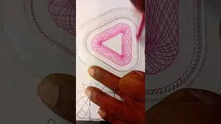 Twist of 💗 Spirograph design #shorts