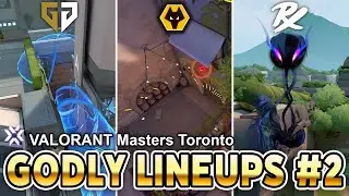 Godly lineups & Setups used by pros in VALORANT Masters Toronto Part 2【 VALORANT 】