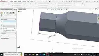 CSWA SolidWorks : Hex Bit
