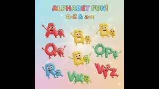 Learn Alphabets, ABC, A–Z Capital & Small Letters #english #rhymes #alphabets #kids #baby #anime
