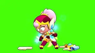 VALKYRIE JANET LOSING ANIMATION GREEN SCREEN BRAWL STARS