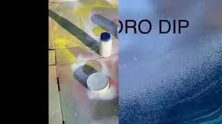DIY Hydro Dip found objects and hats