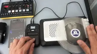 2025.06.19_4 Compact Cassette Recorder Tape Scratching, Kaoss Pad Mini 2s, Roland P-6, Froggy Beats