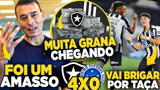JOGOU DEMAIS 😱 4X0 DEIXA MÍDIA ENCANTADA com o CARROSSEL ALVINEGRO! 😱 REUNIÃO AGORA no BOTAFOGO! 