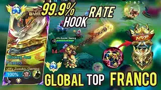 FRANCO MASTERCLASS &mdash; Insane Hook Tricks for Mythical Glory Push! #mobilelegends #gameplay 