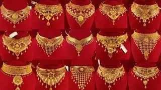 22k Bridal Gold Choker Necklace Beautiful Collection || 20-30 Grams Choker With Weight And  Price
