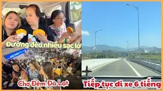 Eric lái xe băng đèo Sông Pha gặp sạc lở nặng - Đà Lạt mùa hoa anh đào rực hồng - Dạo 1 vòng chợ đêm