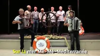 Shantykoor Nootdweer zingt 'Il &eacute;tait un petit navire'