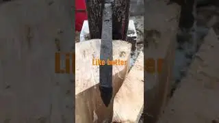 Wood splitting for fun