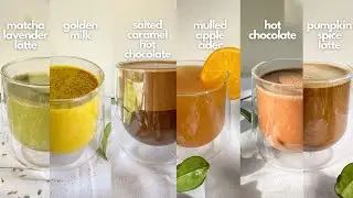 6 Vegan Drinks for Fall ( cozy - warming - easy - delicious! ) #falldrinkrecipes
