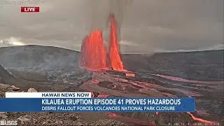 Kilauea’s current eruption sends debris to surrounding communities, closes summit area