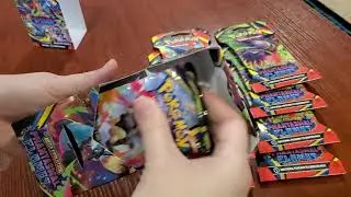 Opening Pokémon Phantasmal Flames Booster Bundle and Sleeves