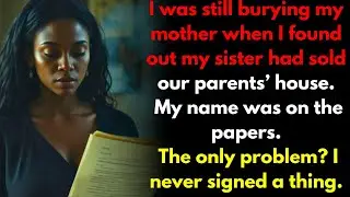 “I Was Burying My Mother When My Sister Sold Our Parents’ House.”