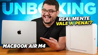 MacBook Air M4 Unboxing + Review! O MELHOR Air de Todos? 💻 (Lançamento 2025)