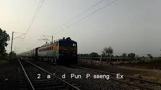 Beautiful Morning Trains at Manjari Budruk