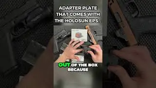 HOLOSUN EPS ADAPTER PLATE... #reddot #gun #holosun