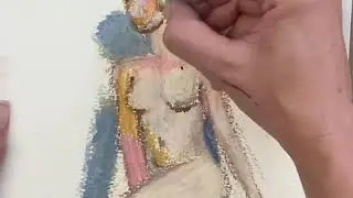 Oil Pastel Life Drawing